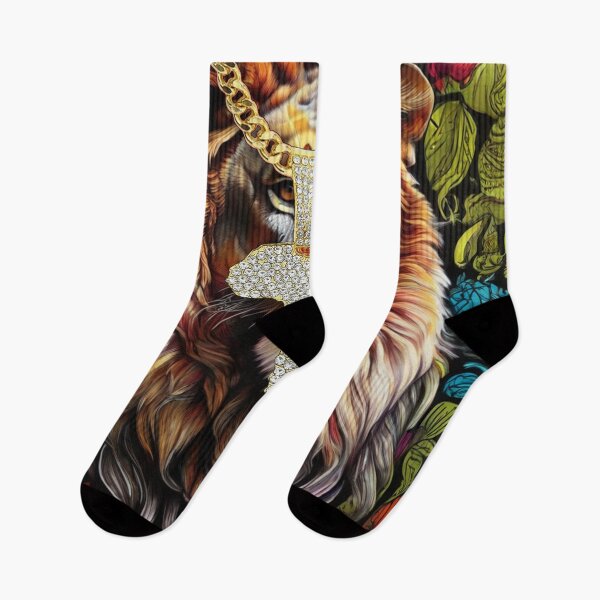 Item preview, Diamond African Lion; Pop Art; HipHop Style; designed and sold by StickerApe.