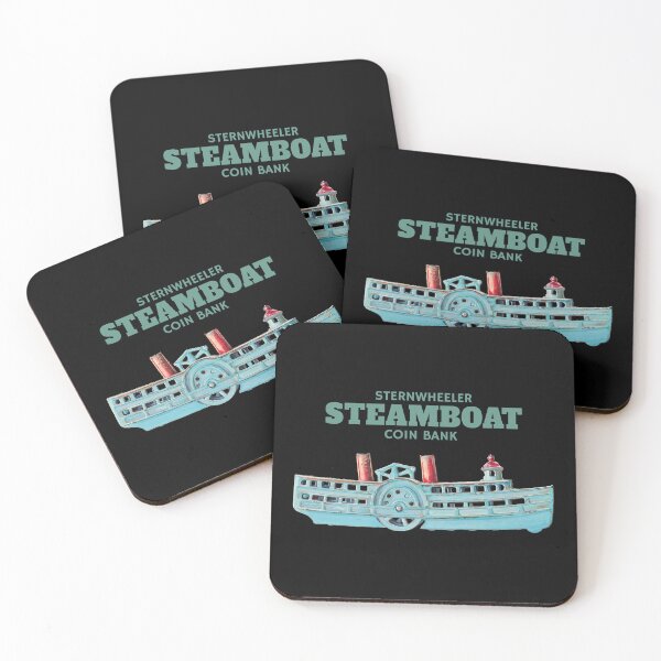 Item preview, Sternwheeler Steamboat Coin Bank designed and sold by KewaleeTee.