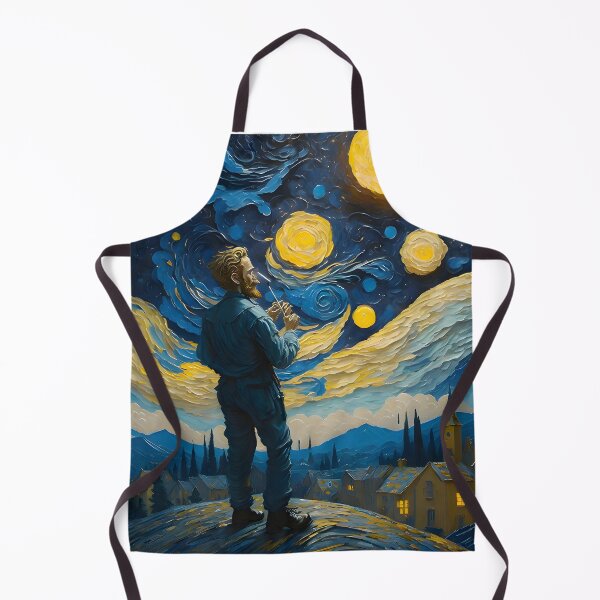 Artikelvorschau, Van Gogh - Starry Night, self portrait design - 8 entworfen und verkauft von V Art Travel Archive.