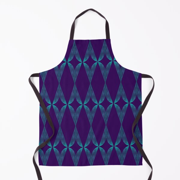 Item preview, Turquoise Triangles Geometric Pattern - Deep Plum designed and sold by CushyNest.