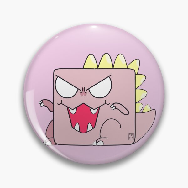 Item preview, Gruñonzilla happy Sticker  designed and sold by SQUARE-MIND.