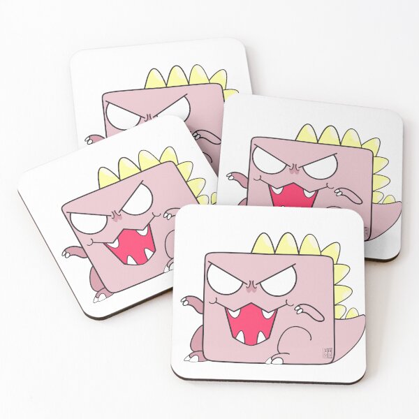 Item preview, Gruñonzilla happy Sticker  designed and sold by SQUARE-MIND.