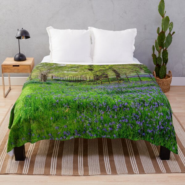Item preview, Footpath Through Bluebells designed and sold by AJEvans.
