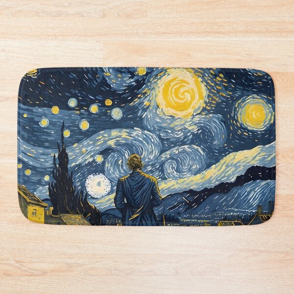Item preview, Van Gogh - Starry Night, self portrait design - 9 designed and sold by vsartmaking.