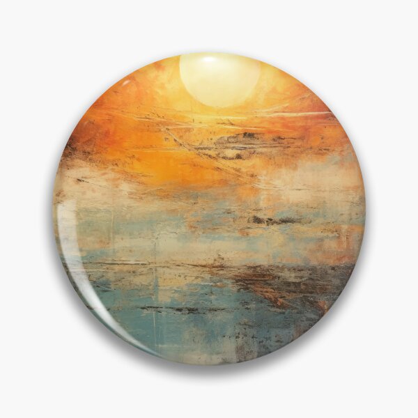 Artikelvorschau, Entdecken Sie "Simplistic & Minimalistic Vintage Sunset" Abstrakte Kunst entworfen und verkauft von ArtificialGenes.