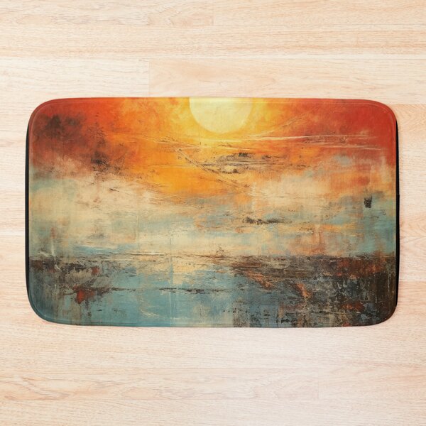 Artikelvorschau, Entdecken Sie "Simplistic & Minimalistic Vintage Sunset" Abstrakte Kunst entworfen und verkauft von ArtificialGenes.