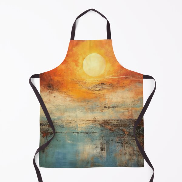 Artikelvorschau, Entdecken Sie "Simplistic & Minimalistic Vintage Sunset" Abstrakte Kunst entworfen und verkauft von ArtificialGenes.