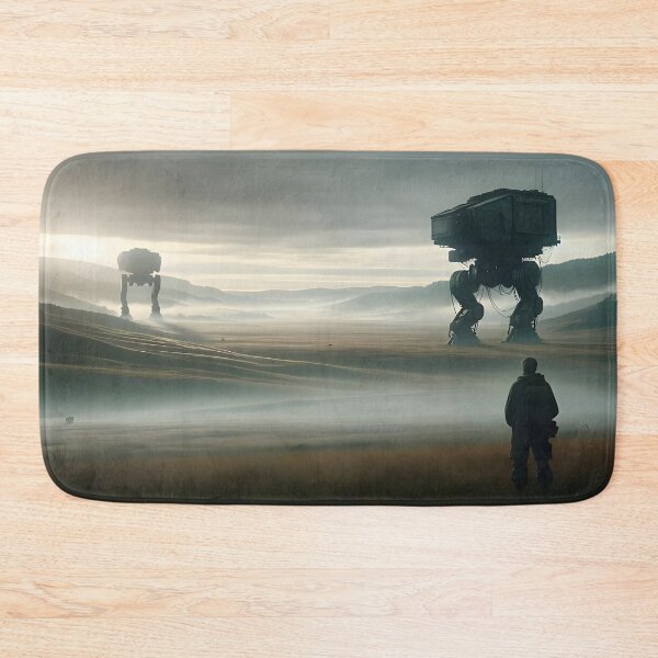 Item preview, Morning Patrol: The Mech Walkers' Ascent designed and sold by LumberEchoArts.