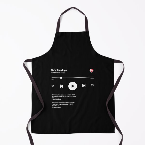 Item preview, Only Teardrops - Emmelie De Forest - Eurovision 2013 Winner - Denmark - Music / Media Player Interface Mockup designed and sold by Vision-Tees.