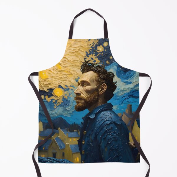 Item preview, Van Gogh - Starry Night, self portrait design - 10 designed and sold by vsartmaking.