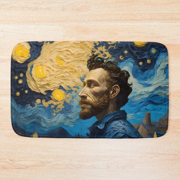 Item preview, Van Gogh - Starry Night, self portrait design - 10 designed and sold by vsartmaking.