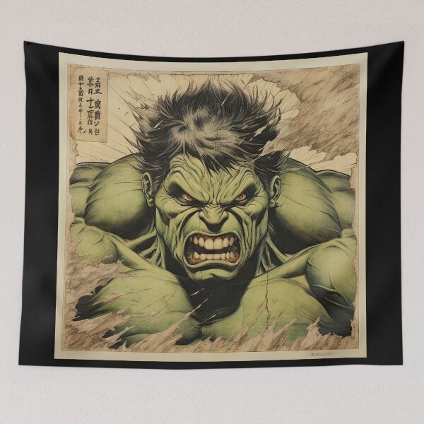 Item preview, Unleashed Fury: Inkurediburaru Halku designed and sold by ai1art.