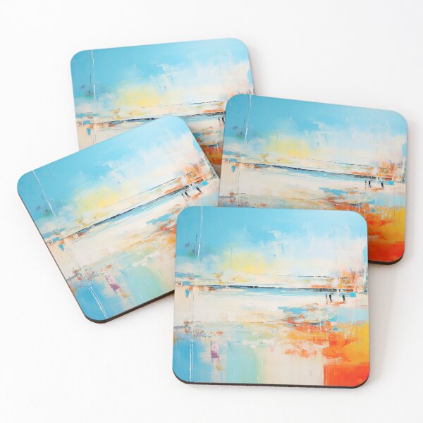Artikelvorschau, Entdecken Sie "Simplistic & Minimalistic Vintage Sunset" Abstrakte Kunst entworfen und verkauft von ArtificialGenes.