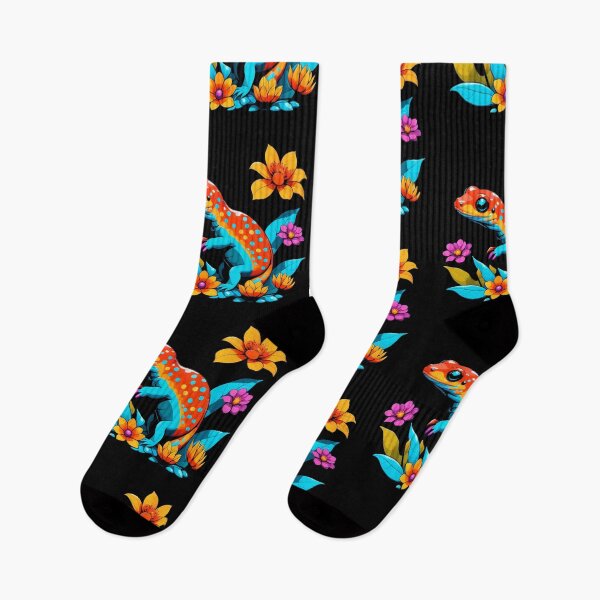 Aperçu de l'œuvre Salamandre avec des fleurs créée et vendue par Rumpelstilskin.