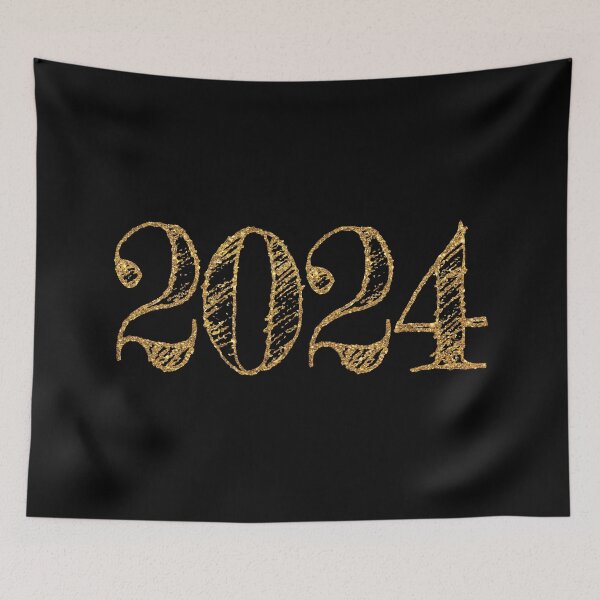 Item preview, 2024 year retro,gold  designed and sold by cutecrazytshirt.