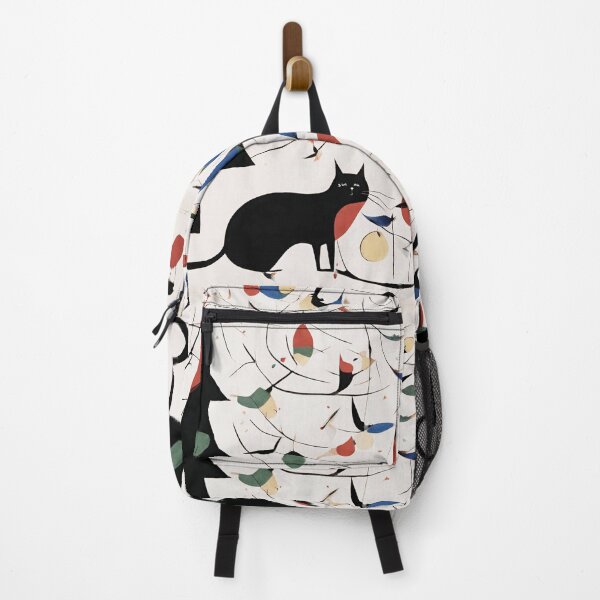 Item preview, Joan Miro Inspired Abstract Christmas Cat with Decorations designed and sold by bettypure.
