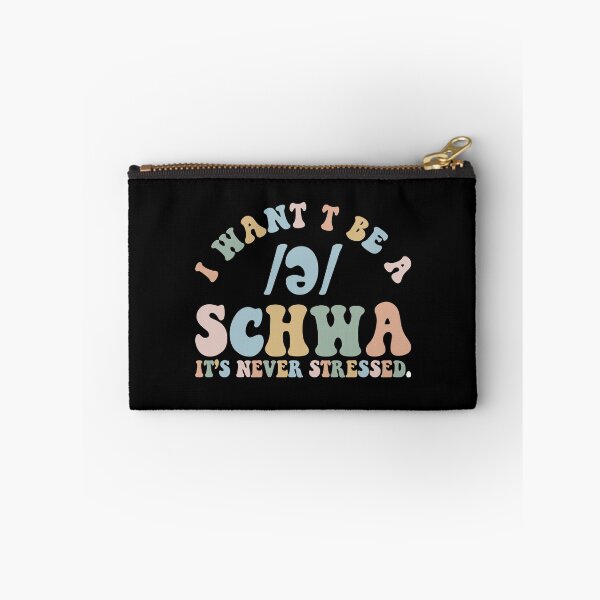 Item preview, I Want To Be A Schwa It's Never Stressed Science Of Reading designed and sold by NovaPixelArtCo.