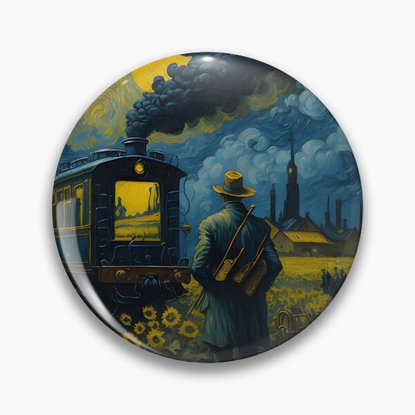 Item preview, Van Gogh - Starry Night, self portrait design - 11 designed and sold by vsartmaking.