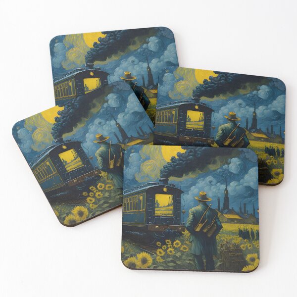 Item preview, Van Gogh - Starry Night, self portrait design - 11 designed and sold by vsartmaking.