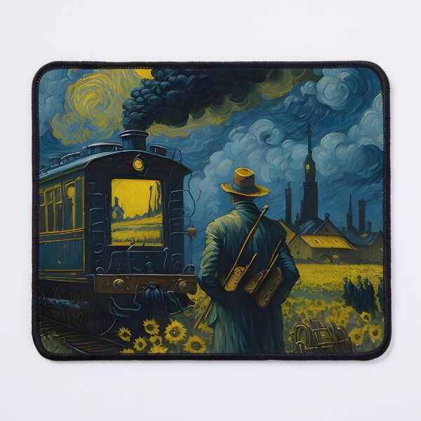 Item preview, Van Gogh - Starry Night, self portrait design - 11 designed and sold by vsartmaking.