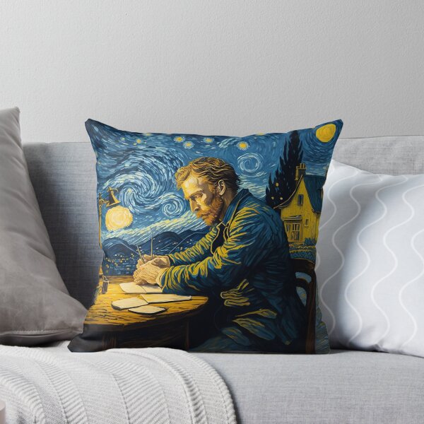 Item preview, Van Gogh - Starry Night, self portrait design - 12 designed and sold by vsartmaking.