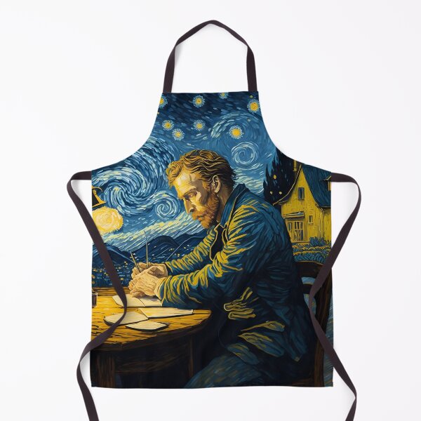Item preview, Van Gogh - Starry Night, self portrait design - 12 designed and sold by vsartmaking.