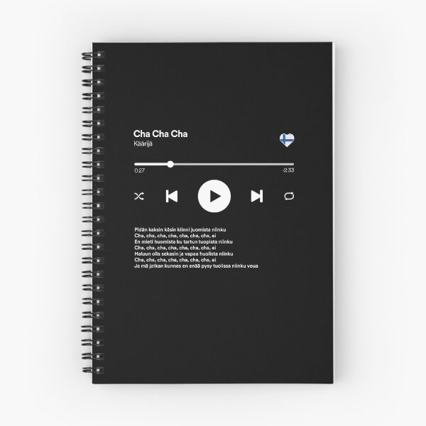 Item preview, Cha Cha Cha - Käärijä - Eurovision 2023 - Finland - Music / Media Player Interface Mockup designed and sold by Vision-Tees.