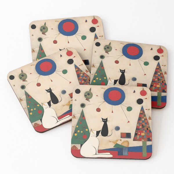 Item preview, Joan Miro Inspired Abstract Miracle Christmas Trees  designed and sold by bettypure.