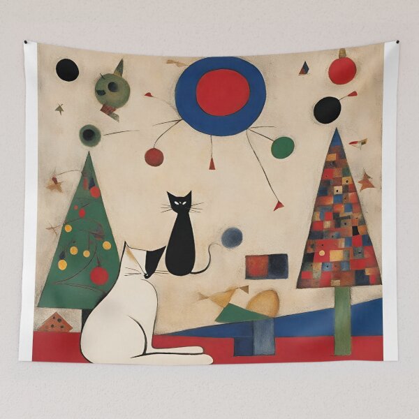 Item preview, Joan Miro Inspired Abstract Miracle Christmas Trees  designed and sold by bettypure.