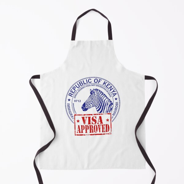 Item preview, Kenya Visa Approved; Stamp;  designed and sold by StickerApe.