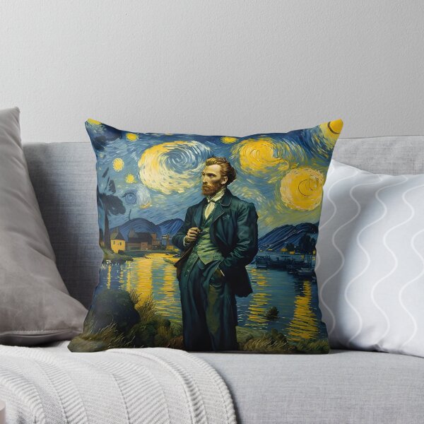 Item preview, Van Gogh - Starry Night, self portrait design - 13 designed and sold by vsartmaking.