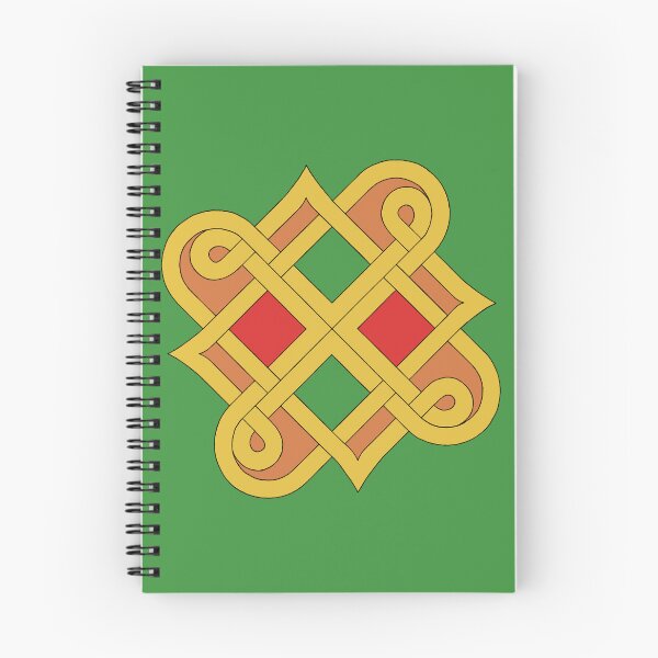 Item preview, Durrow Knotwork 2016 Red and Green designed and sold by Azure Lion Productions.
