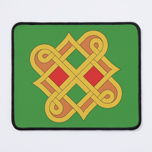 Item preview, Durrow Knotwork 2016 Red and Green designed and sold by Azure Lion Productions.