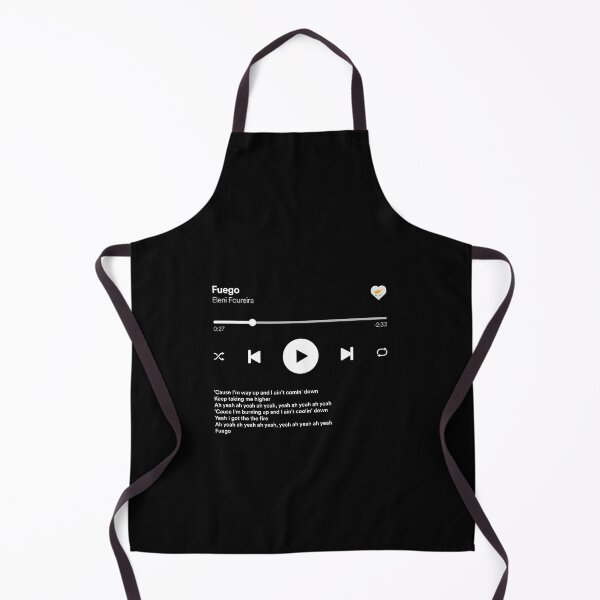 Item preview, Fuego - Eleni Foureira - Eurovision 2018 - Cyprus - Music / Media Player Interface Mockup designed and sold by Vision-Tees.