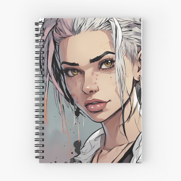 Item preview, Manga Mystery: A Illustration of a Character with White Hair designed and sold by Pixel Dome.