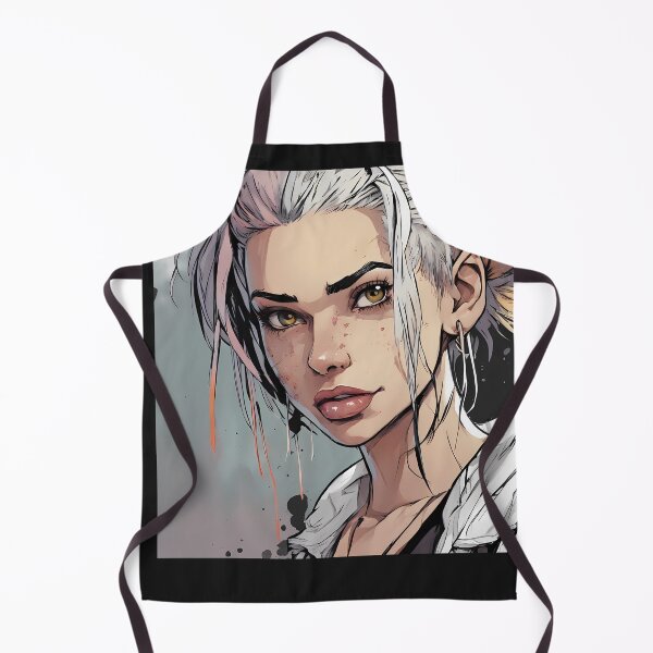 Item preview, Manga Mystery: A Illustration of a Character with White Hair designed and sold by Pixel Dome.