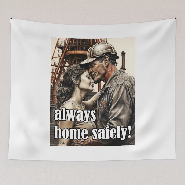 Item preview, Always Home Safely; Top Priority; designed and sold by StickerApe.