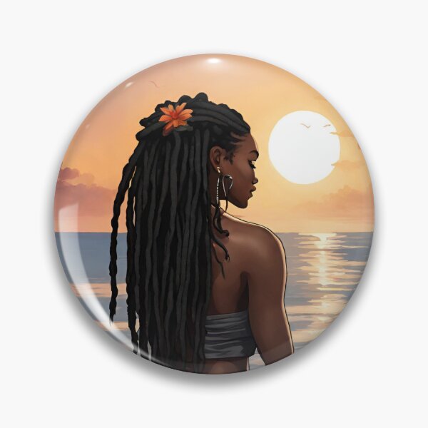 Item preview, Pretty girl with locs Loc's girls have all the fun designed and sold by WHDProduction45.