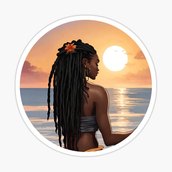 Item preview, Pretty girl with locs Loc's girls have all the fun designed and sold by WHDProduction45.
