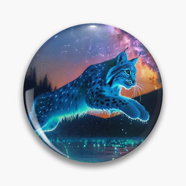 Item preview, Blacklight Style Lynx Luminous Leap designed and sold by Matt's Artificial Nature.