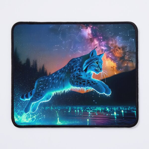 Item preview, Blacklight Style Lynx Luminous Leap designed and sold by Matt's Artificial Nature.
