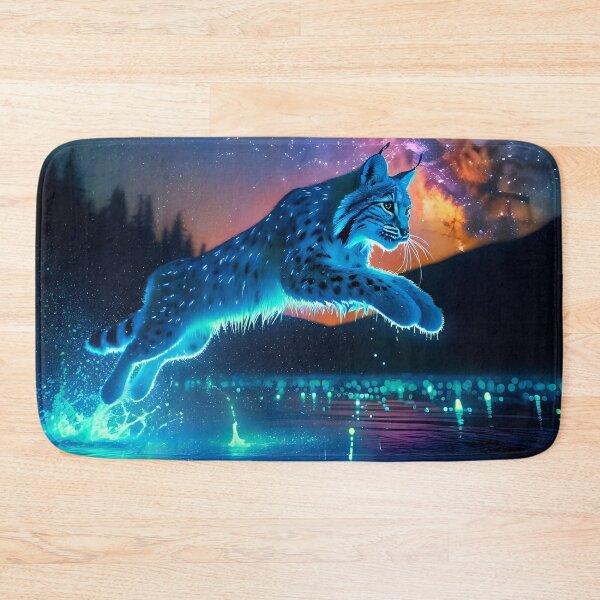 Item preview, Blacklight Style Lynx Luminous Leap designed and sold by Matt's Artificial Nature.