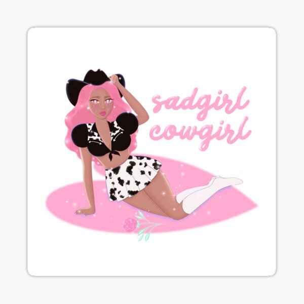 Item preview, Sadgirl cowgirl designed and sold by artetriste.