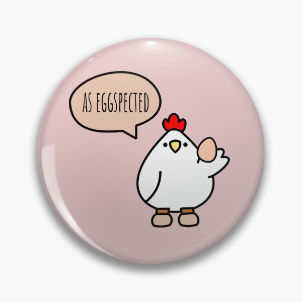 Item preview, As Eggspected Chicken designed and sold by VibeCreationCo.