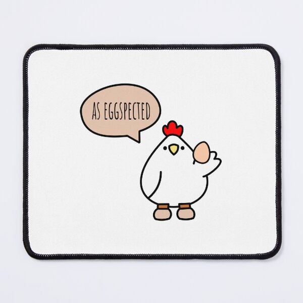 Item preview, As Eggspected Chicken designed and sold by VibeCreationCo.