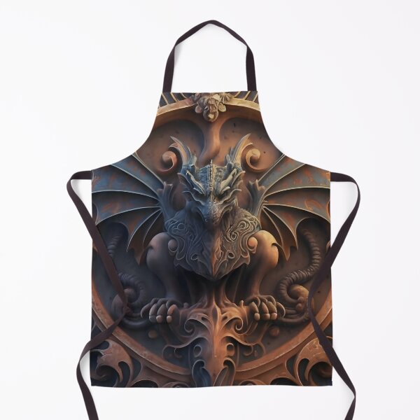 Item preview, Medieval Stone Gargoyle Dragon Perched Shield designed and sold by DragonRealms.