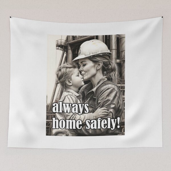 Item preview, Always Home Safely; Top Priority; designed and sold by StickerApe.