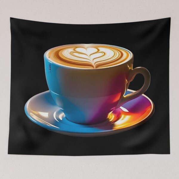 Item preview, Cup of coffee with heart designed and sold by AI-Only Creations.