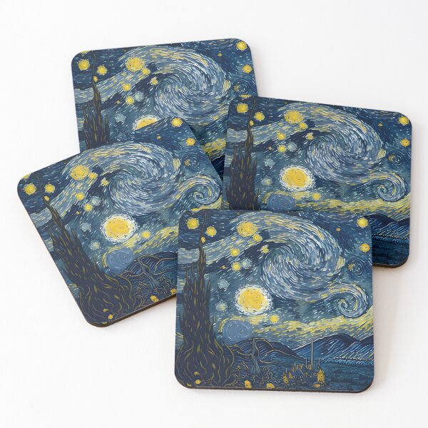 Item preview, Van Gogh - Starry Night, design - 1 designed and sold by vsartmaking.