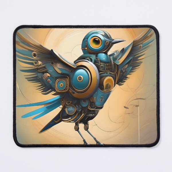 Item preview, Bot bird, in metaphysical art style designed and sold by WildLadyWood.